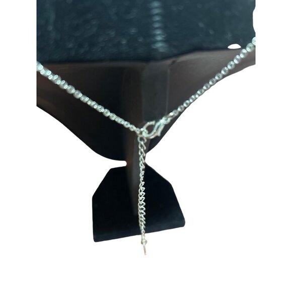 Christopher Radko Silver Crystal Snowflake Necklace, 16”+ 3” Extender - Picture 3 of 5